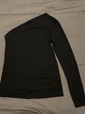 Banana Republic Black One-Shoulder Top